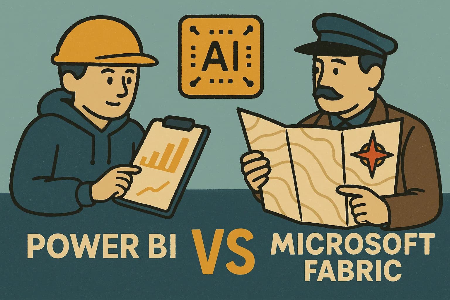 Power BI vs Fabric: One Step into the AI Era